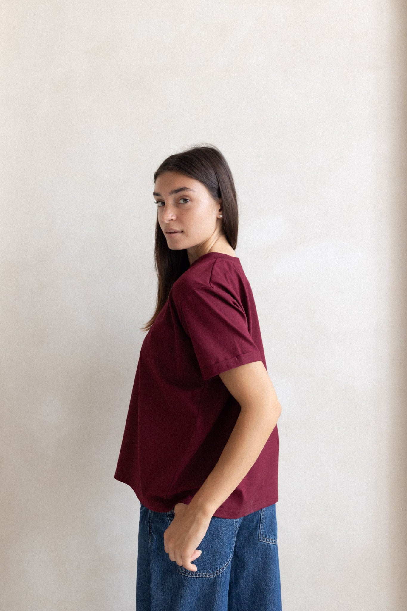 Tshirt No.3 bordeaux