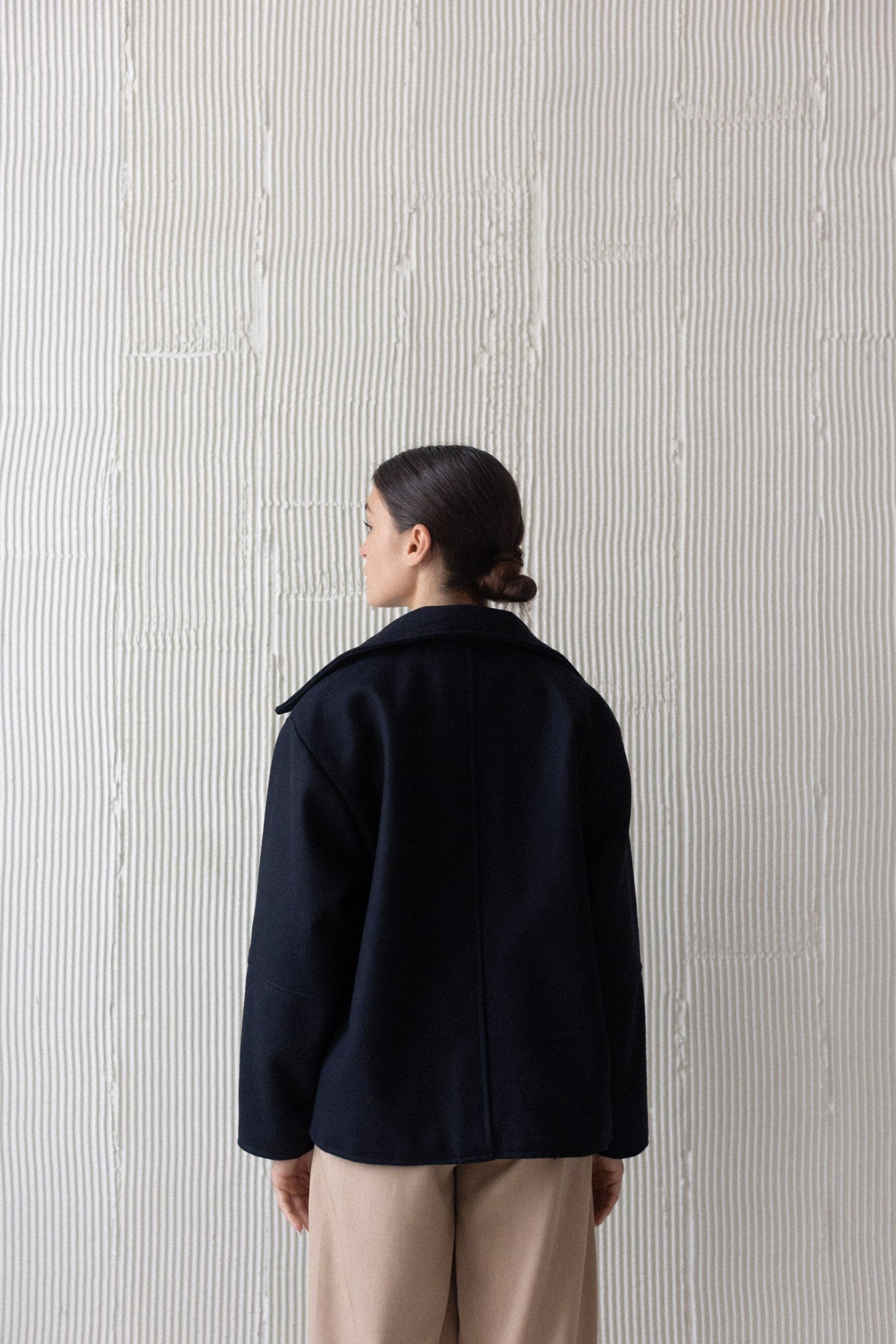 Tiera Wool Coat navy