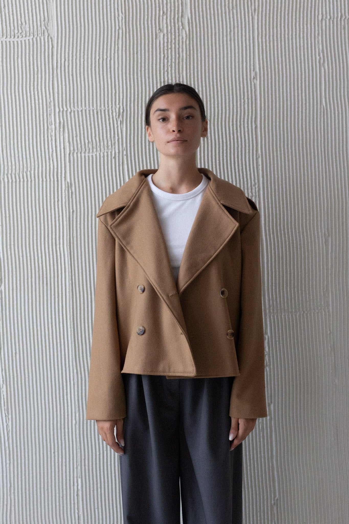 Frieda Wool Coat beige