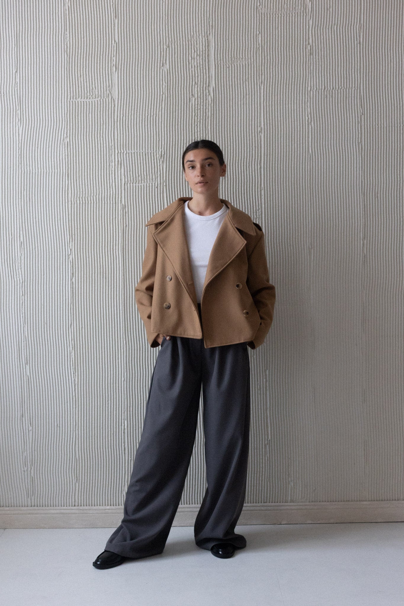 Frieda Wool Coat beige