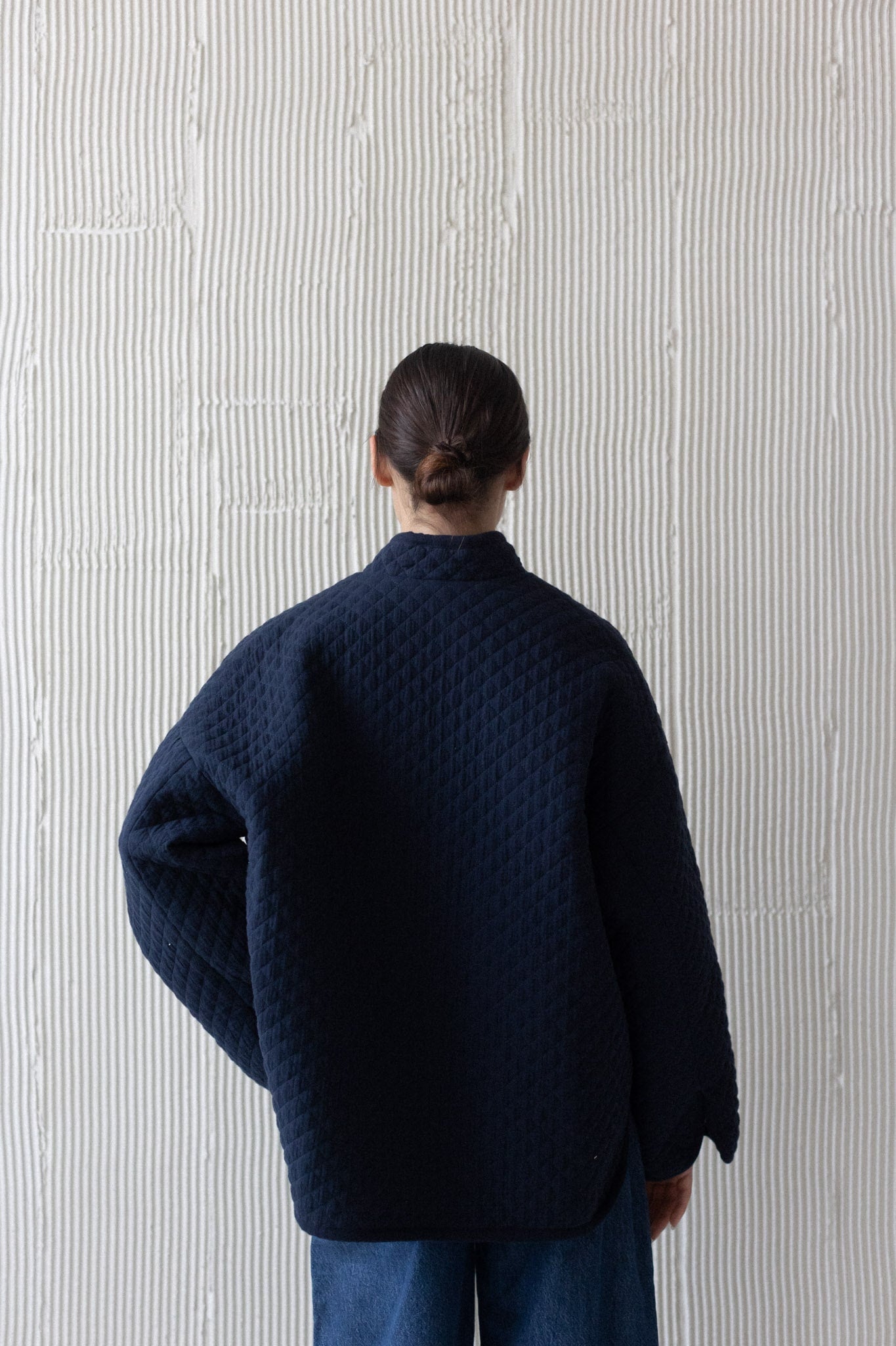 Lena Quilted Jacket navy blue