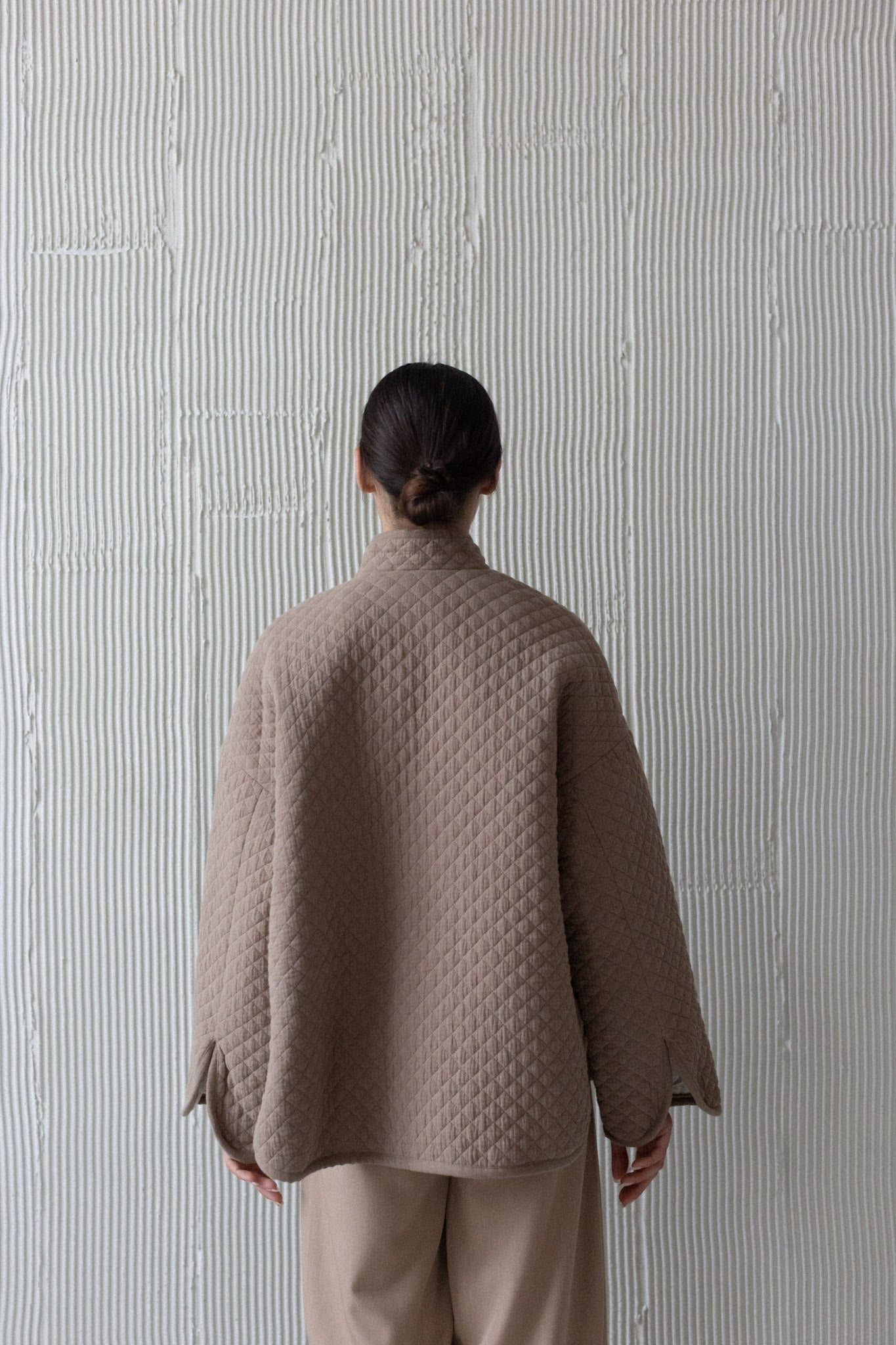 Lena Quilted Jacket beige