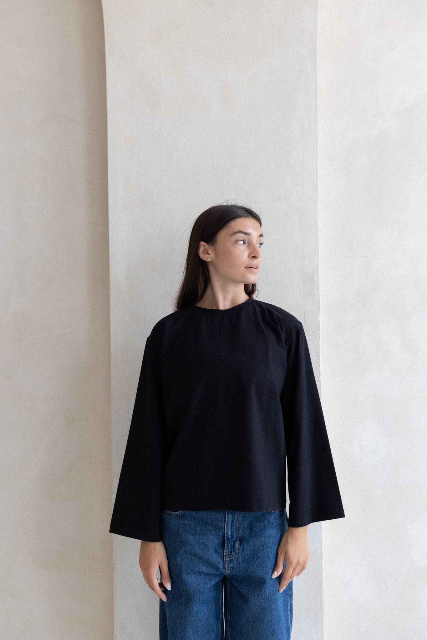 Cotton L/S No.2 black