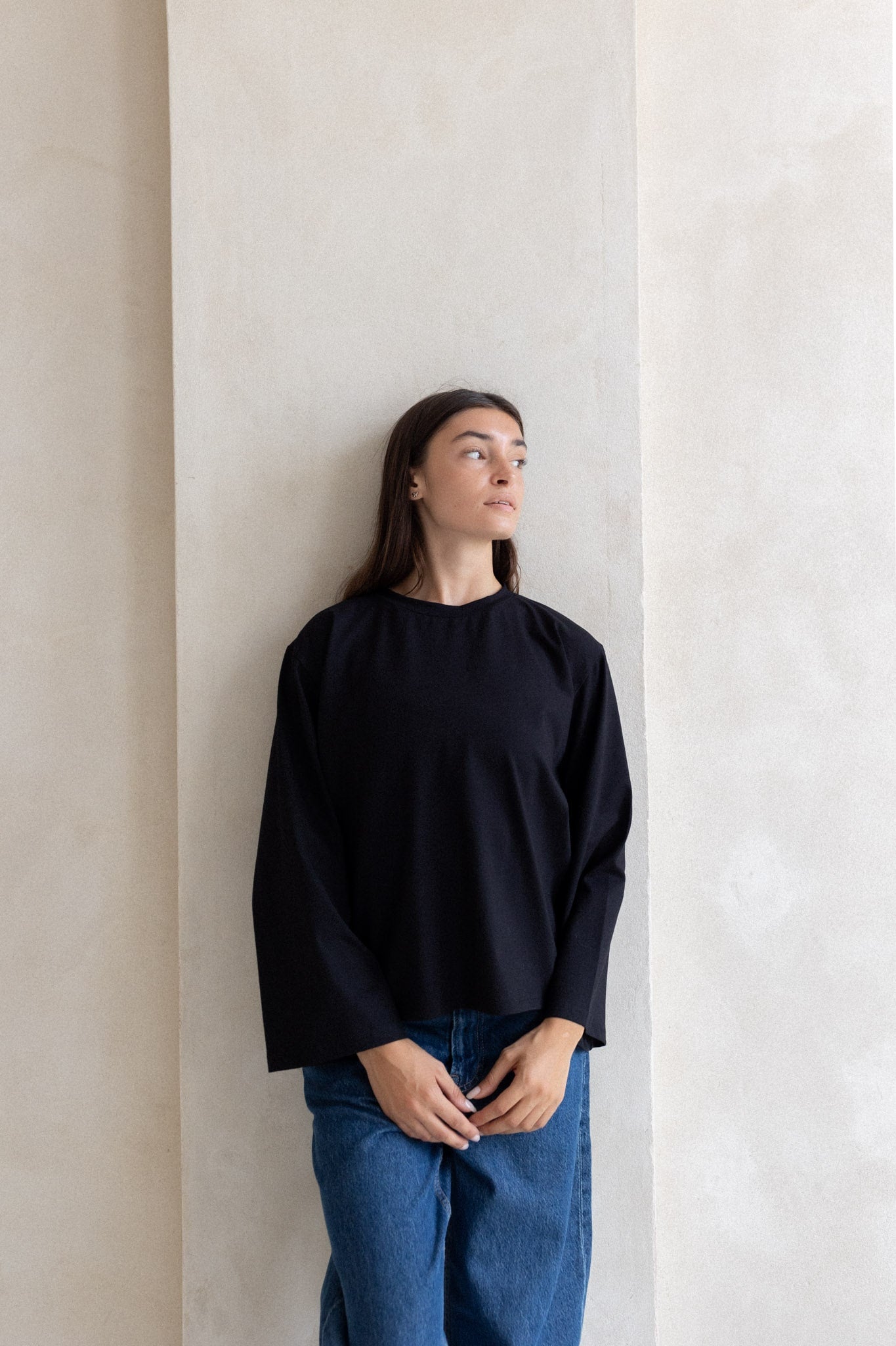 Cotton L/S No.2 black