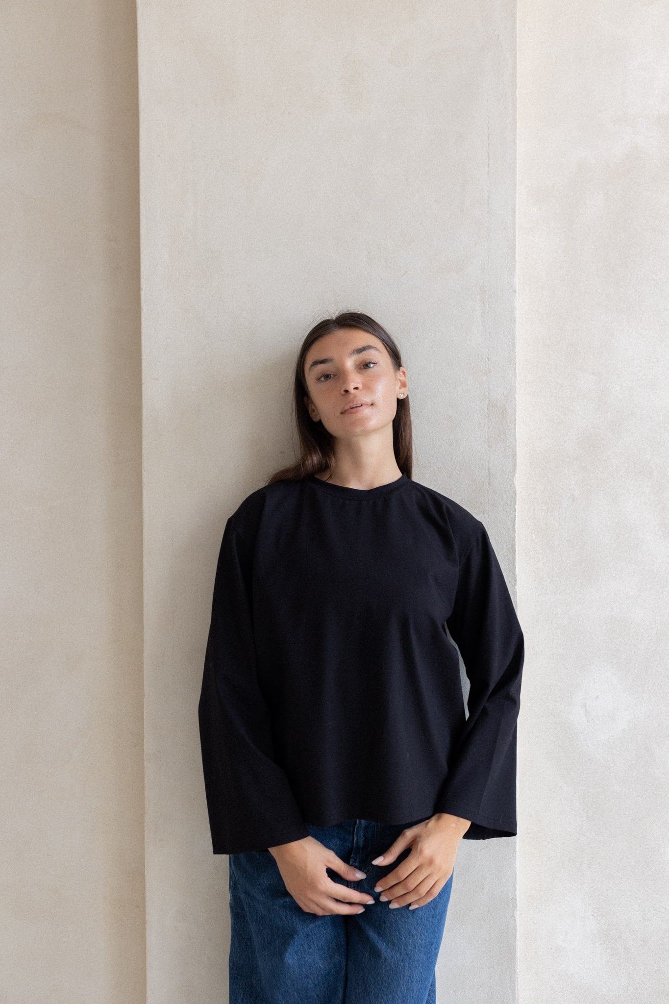 Cotton L/S No.2 black