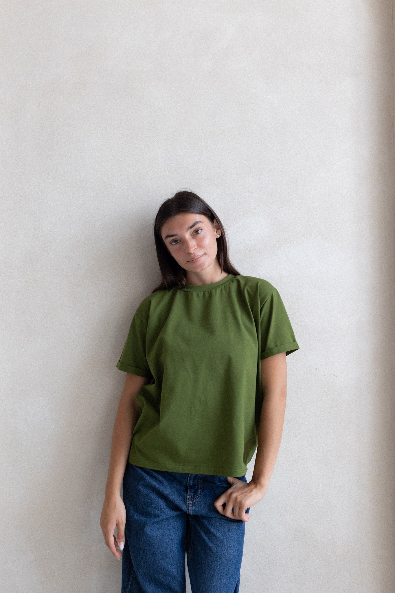 Tshirt No.3 moss green