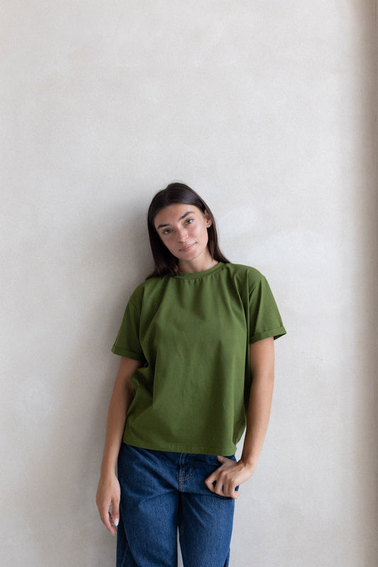 Tshirt No.3 moss green
