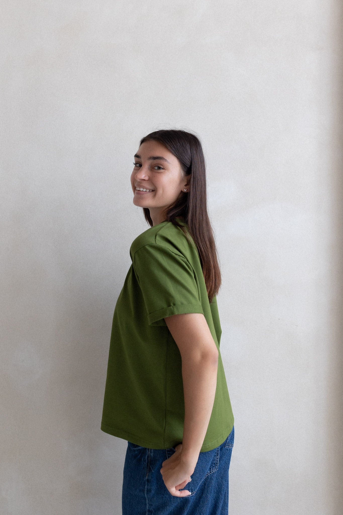 Tshirt No.3 moss green
