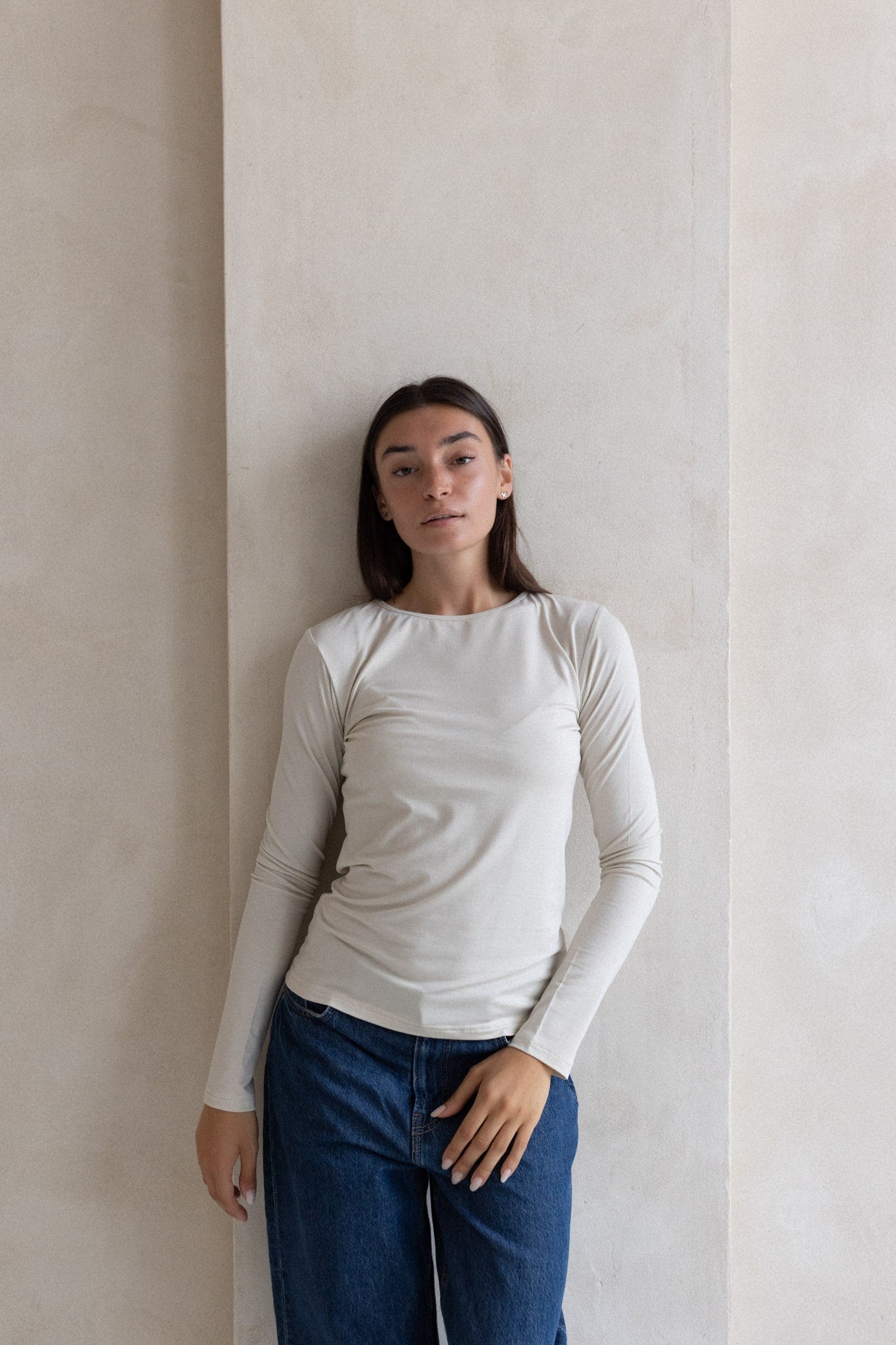 Woollen L/S No.1 off white