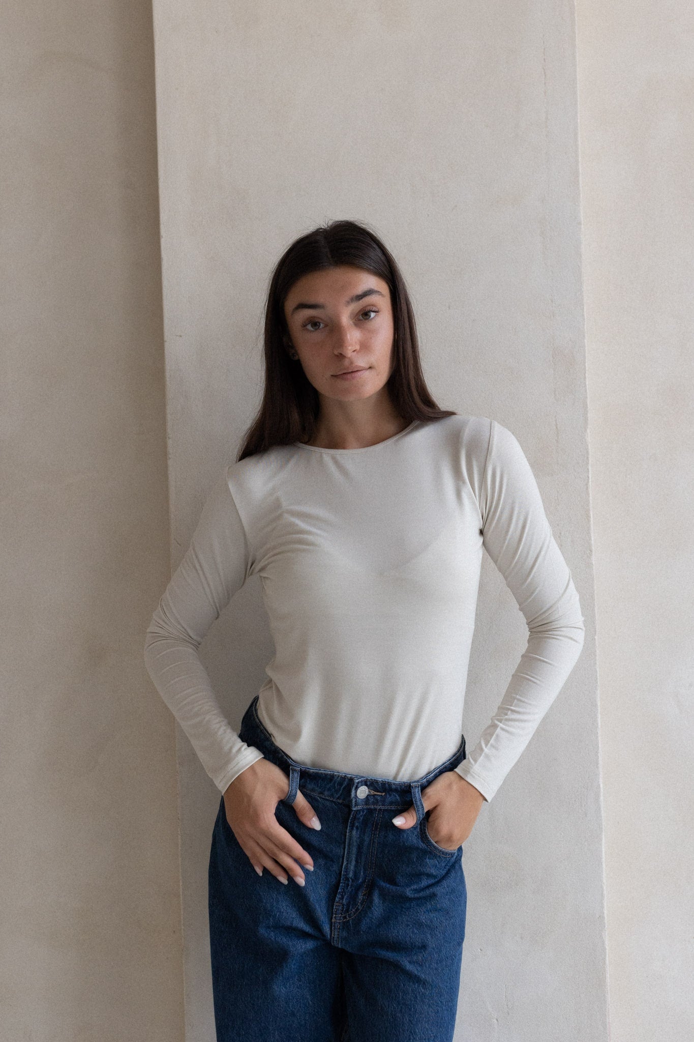 Woollen L/S No.1 off white