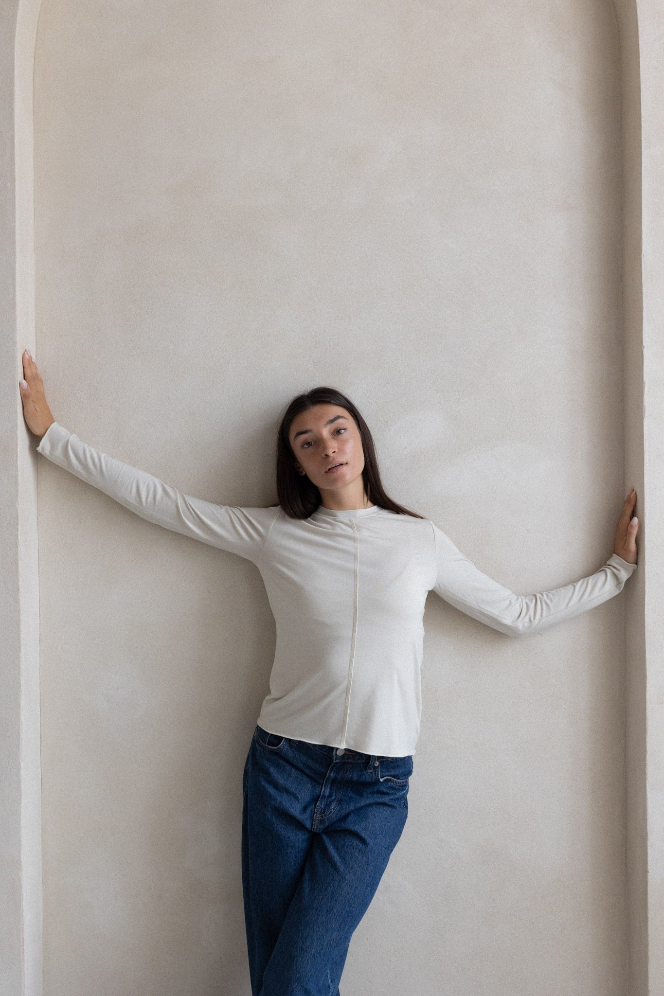 Woollen L/S No.4 off white