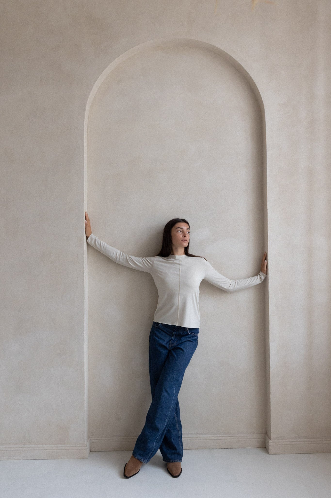 Woollen L/S No.4 off white