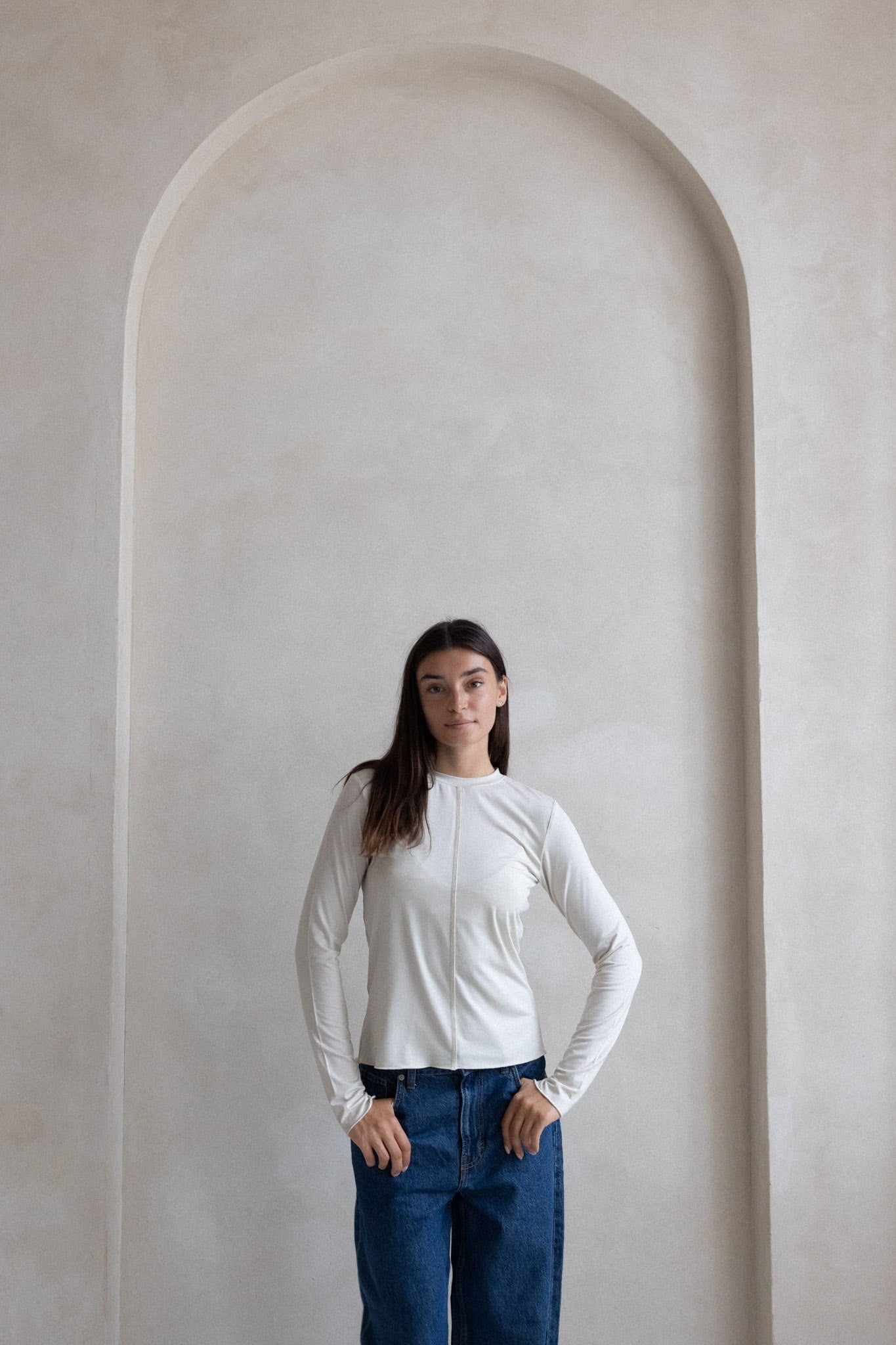 Woollen L/S No.4 off white