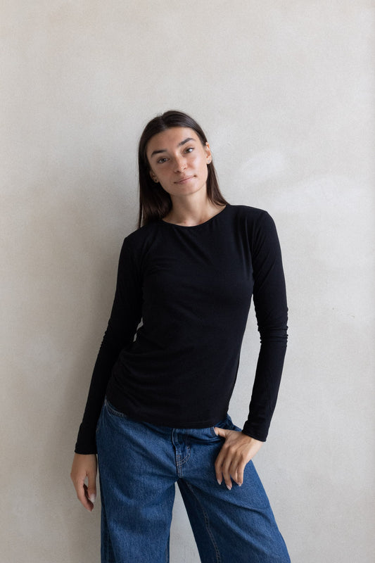 Woollen L/S No.1 black