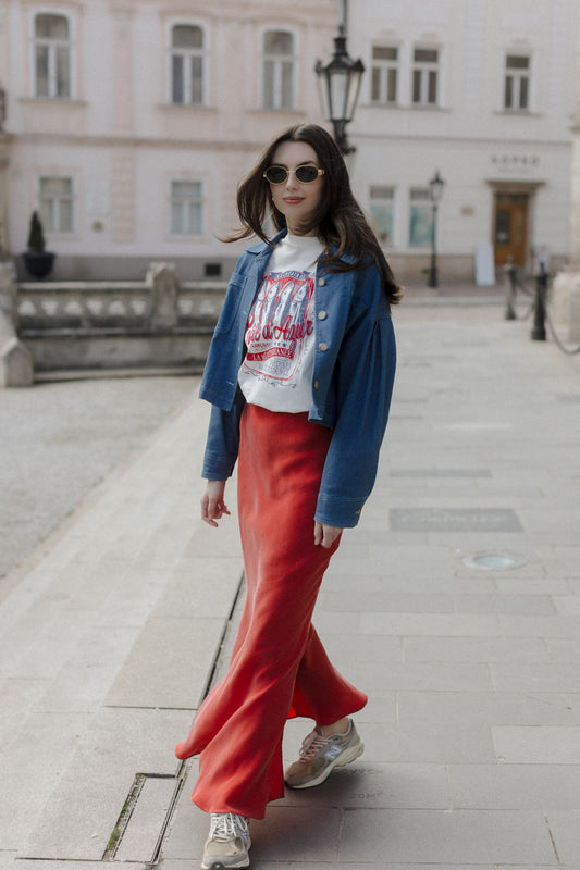 Ellie Skirt Red