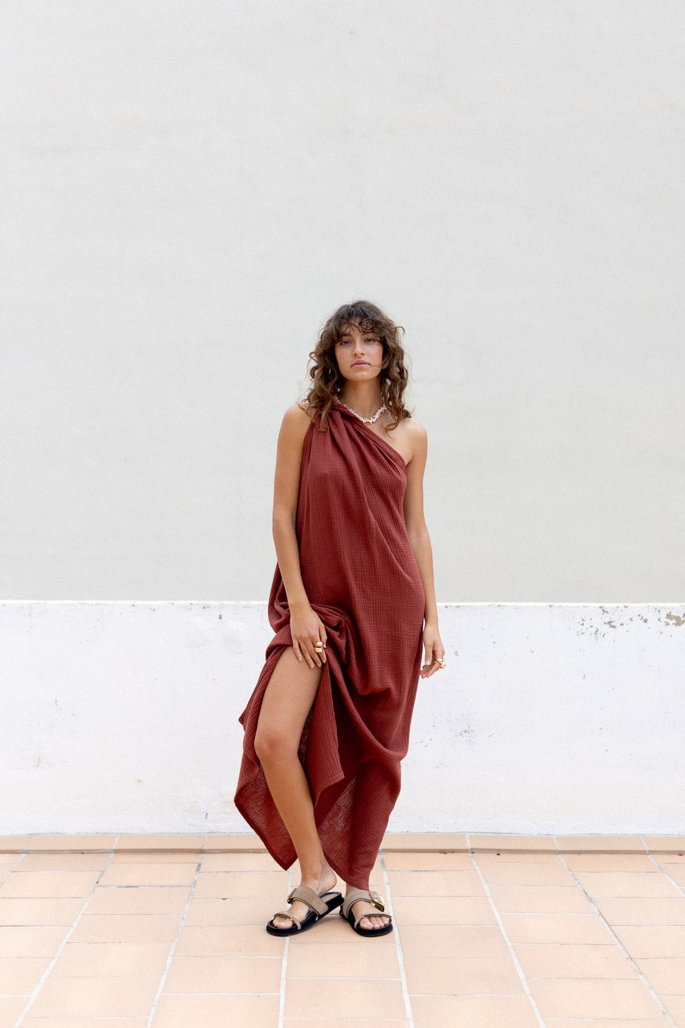 Alicja Dress Brick