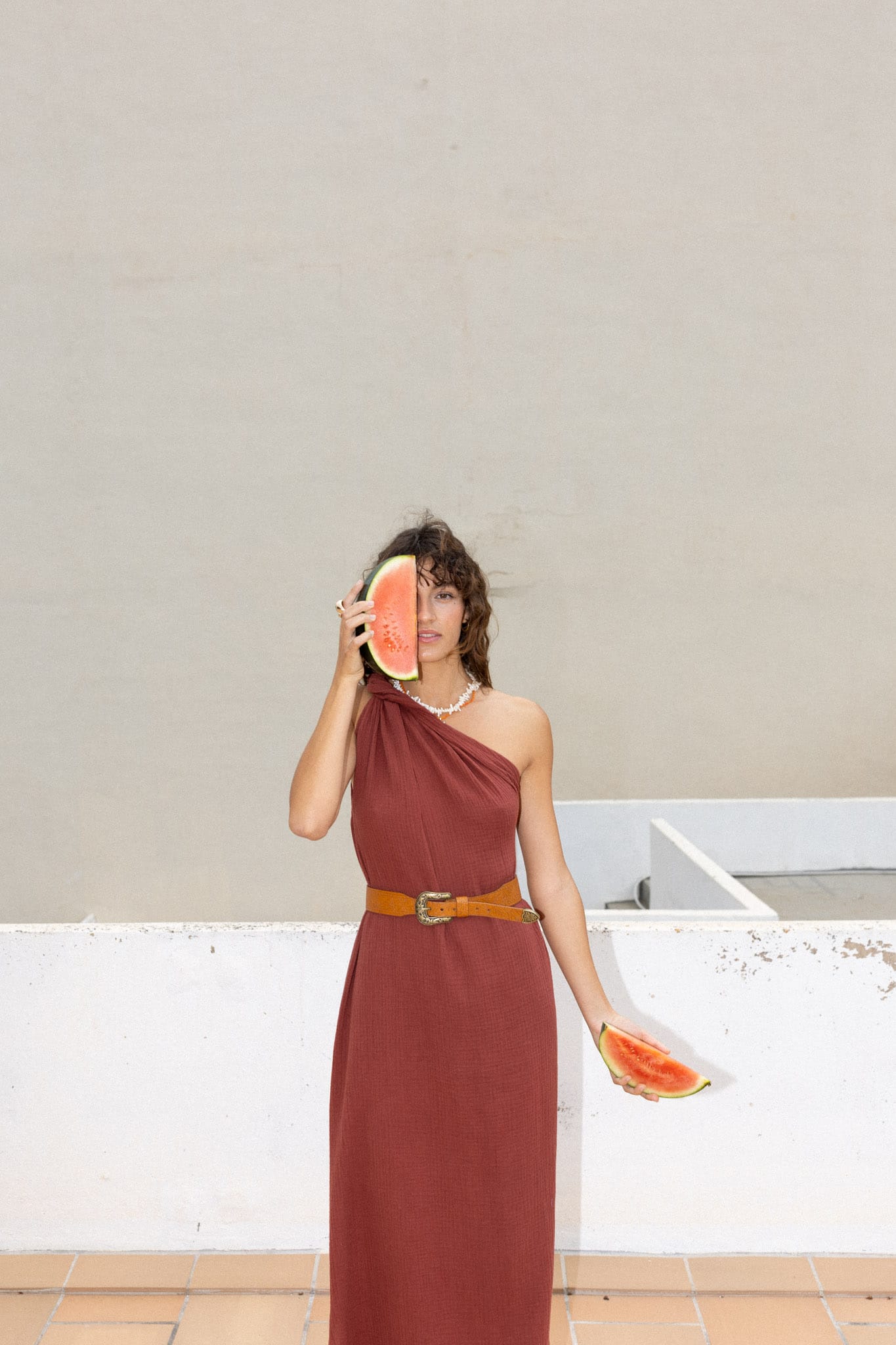 Alicja Dress Brick