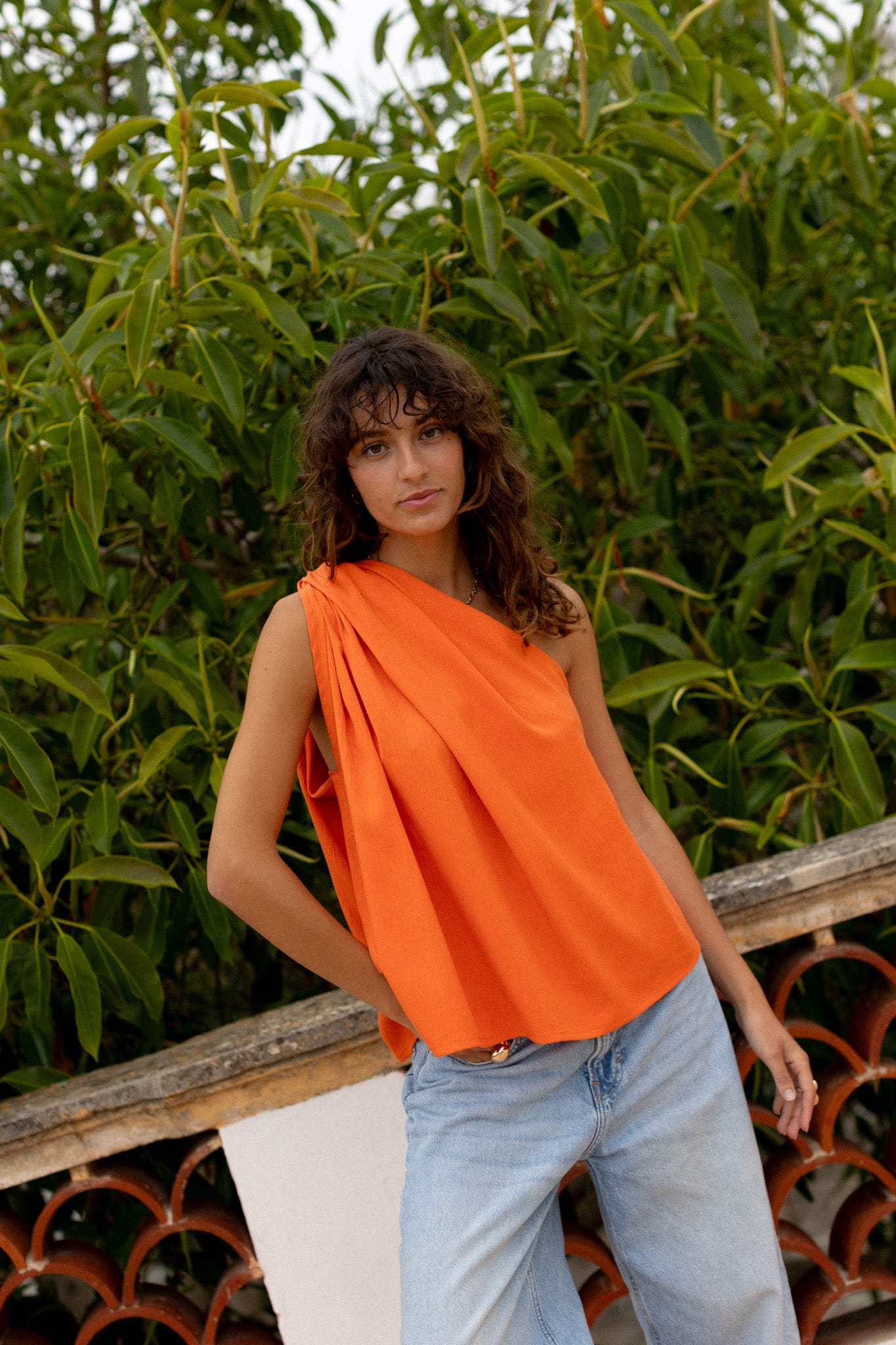 Barbelle Top Tangerine