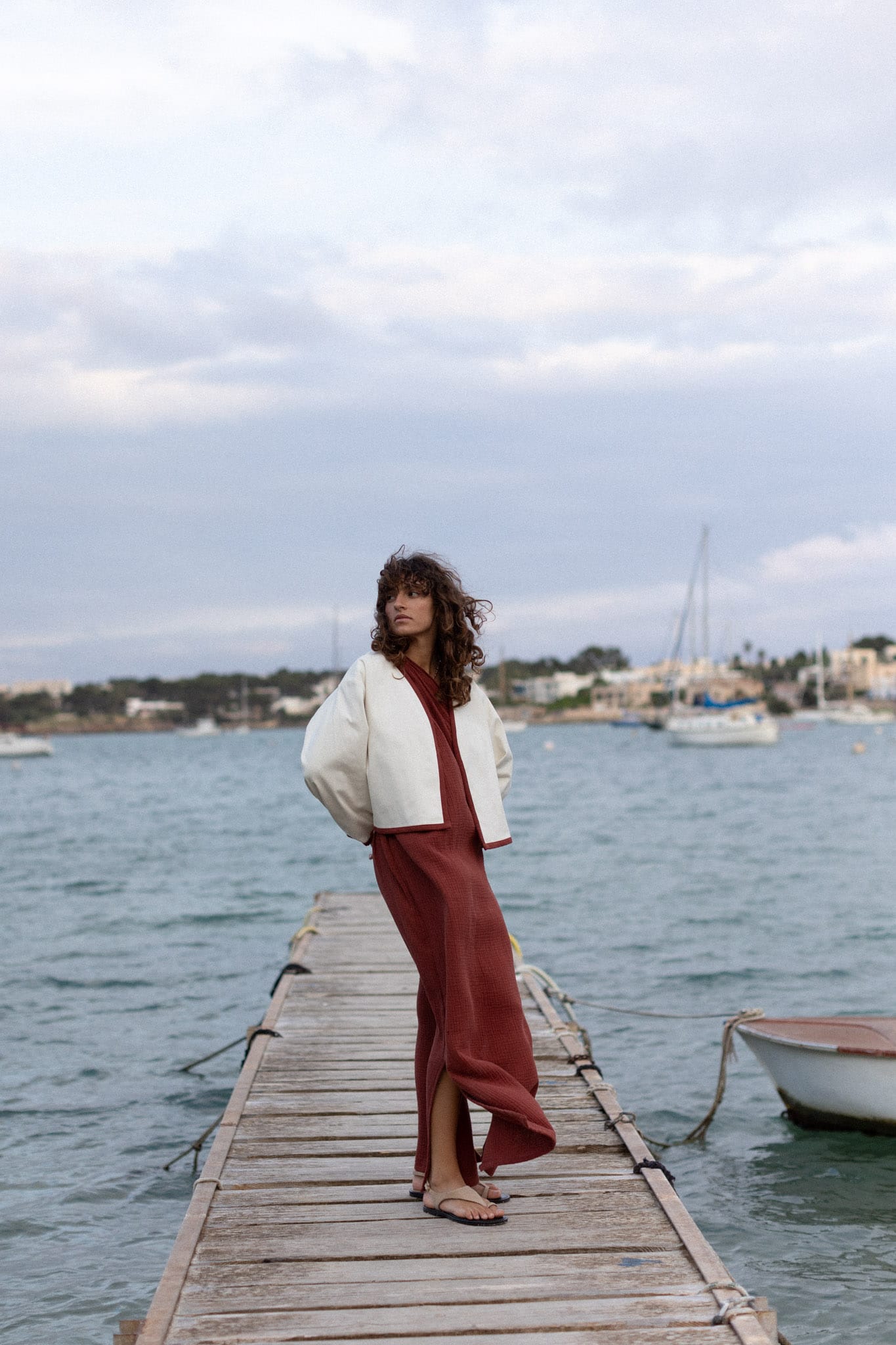 Alicja Dress Brick