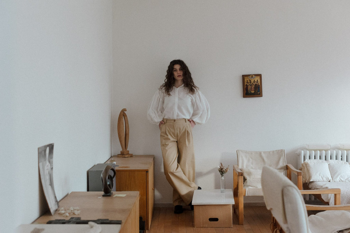 Mathe Pants Beige