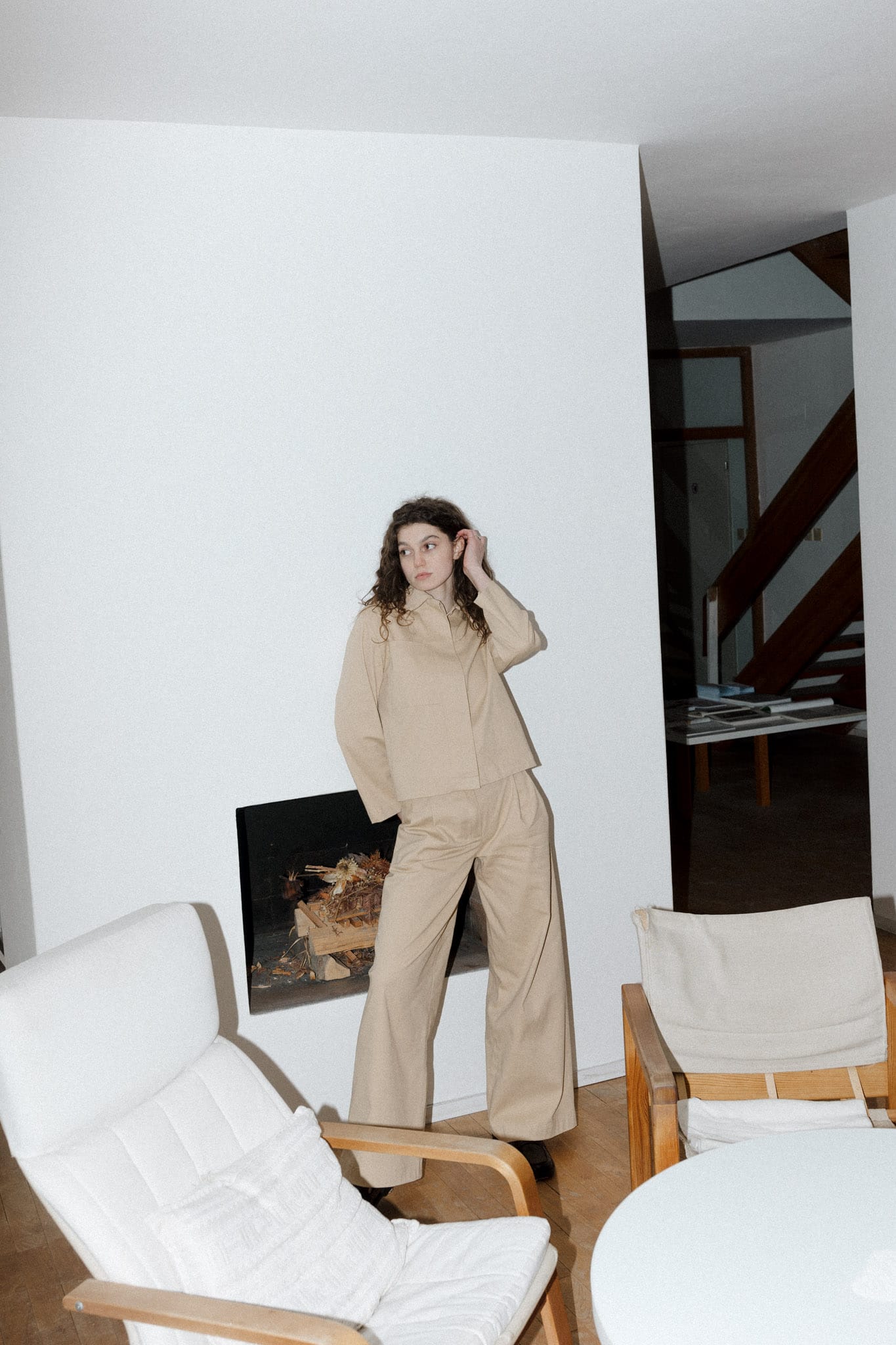 Mathe Pants Beige
