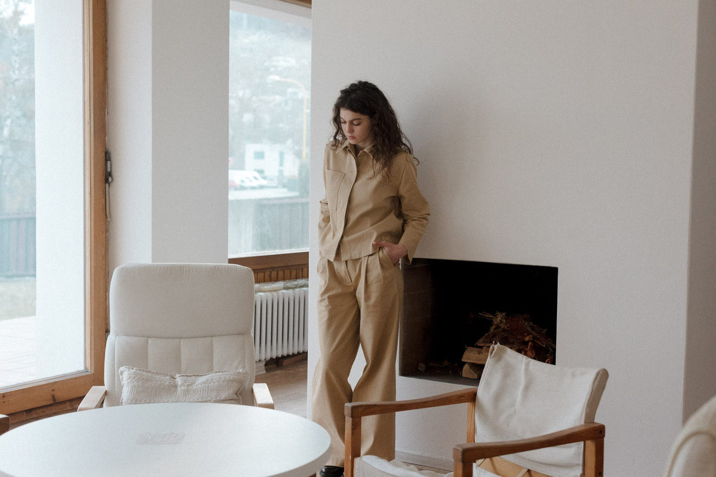 Mathe Pants Beige