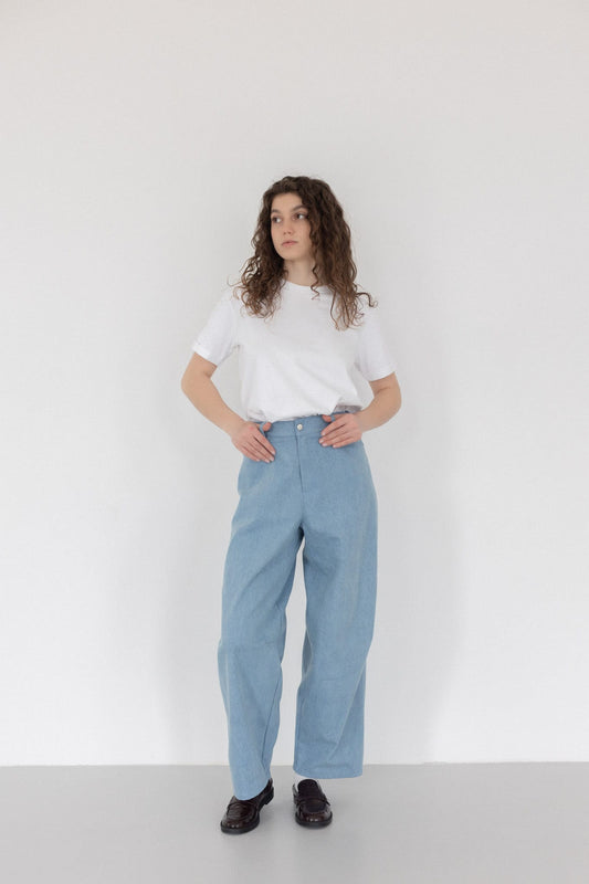Mural Pants Denim