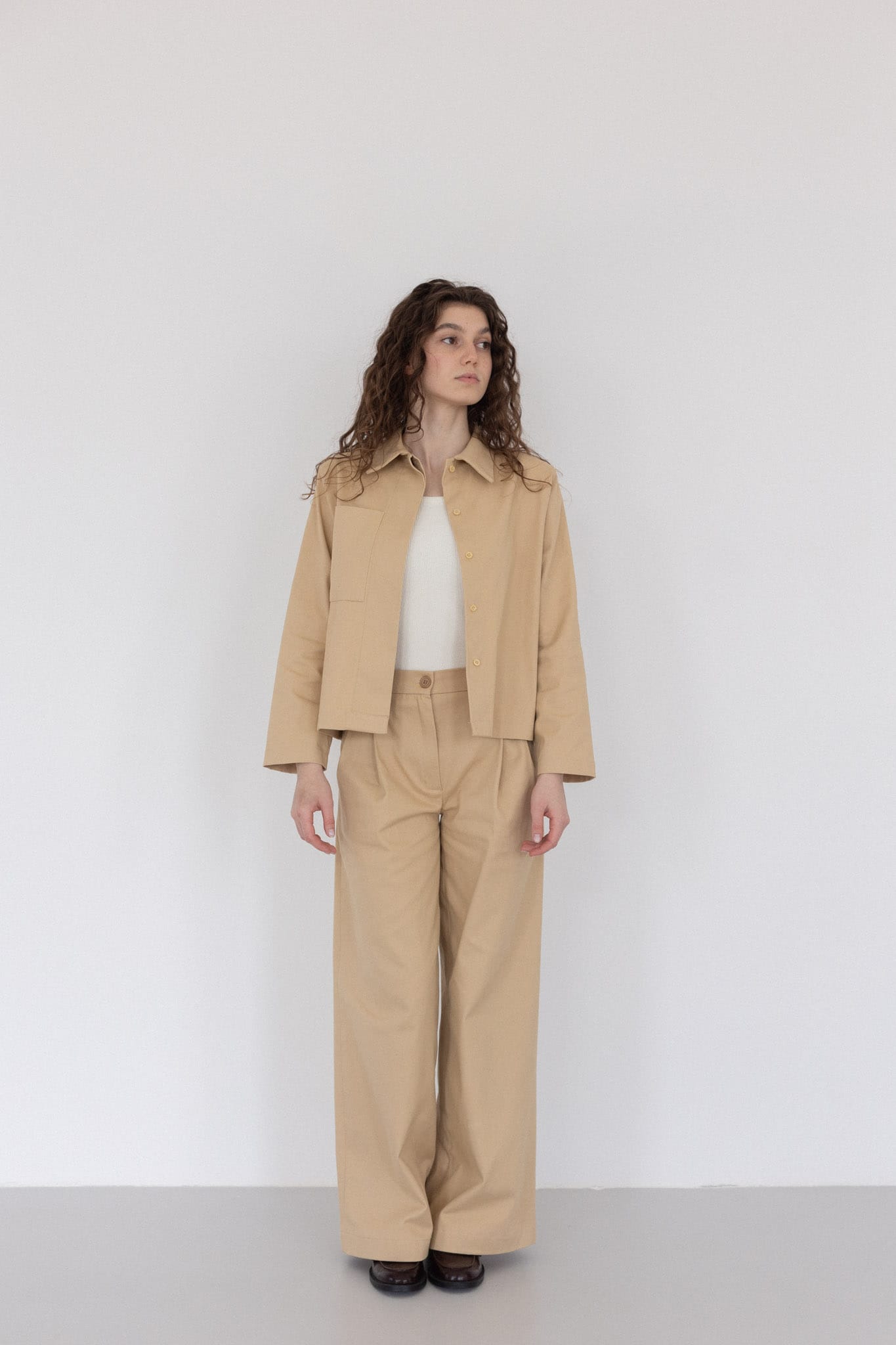 Mathe Shirt Beige